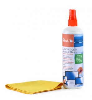 Peach PA104 Screen Cleaning Spray + Micro FiberCloth